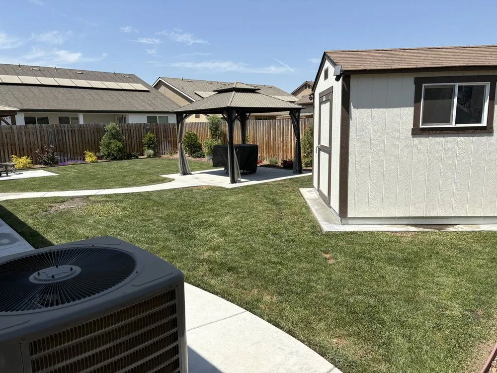 Affordable outdoor landscaping for homes in Tulare, CA by M & B Trash Talk & Landscape