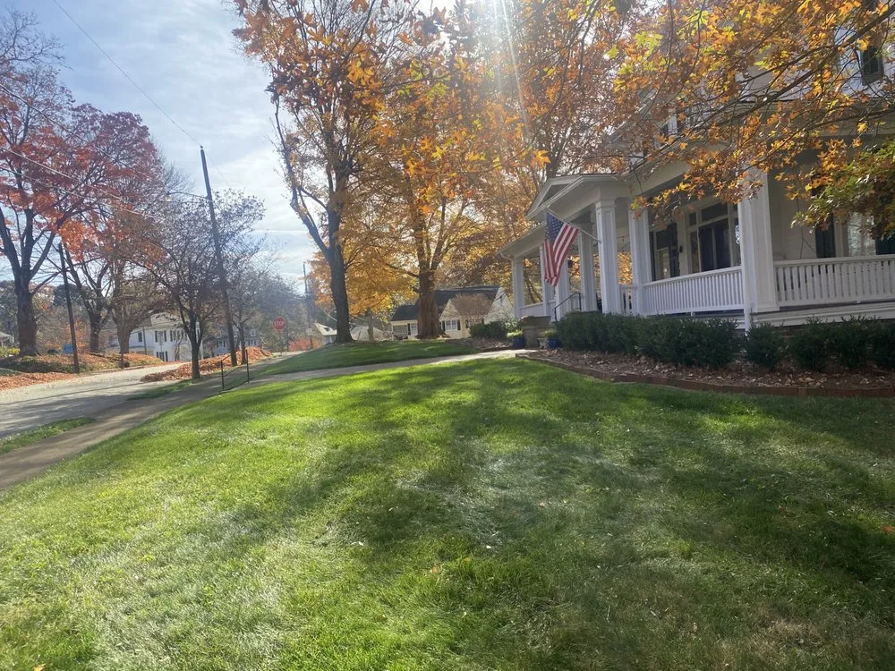 Professional lawn mowing service for year-round maintenance in Winston-Salem, NC by M & C Cruz Lawn Care