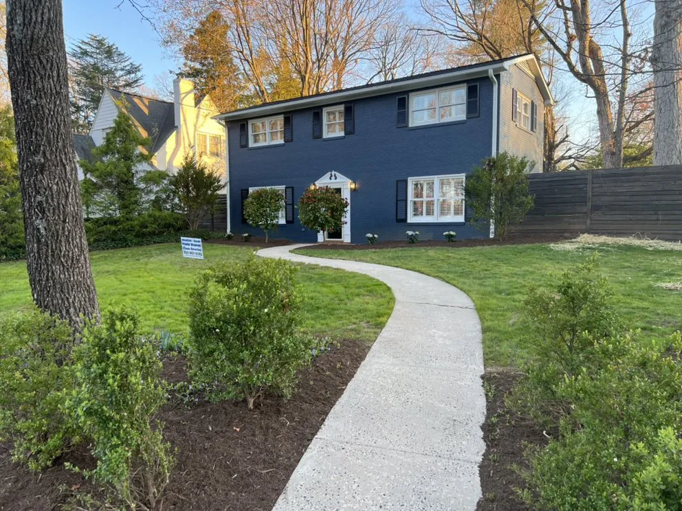Custom landscape design with custom design in Winston-Salem, NC by M & C Cruz Lawn Care