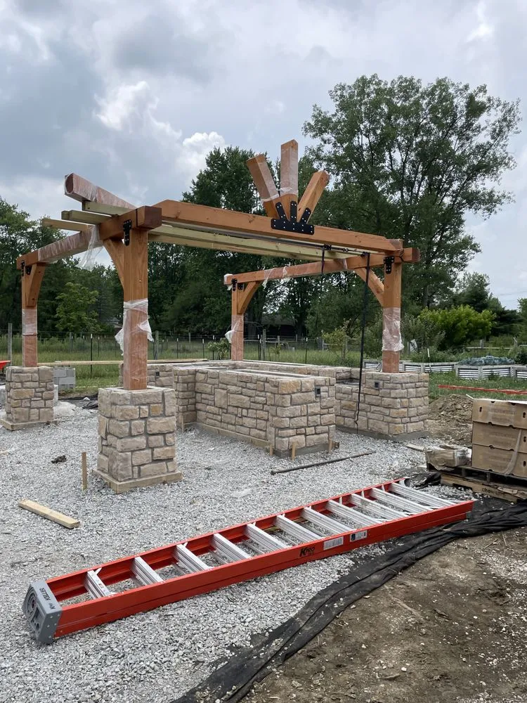 Professional landscape installation with custom design across Pendleton, IN - M & C Lawn Care