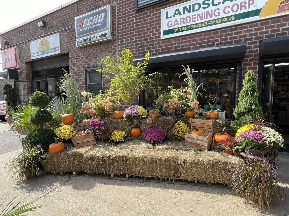 Professional yard maintenance experts serving Brooklyn, NY - M & D Nursery & Equipment