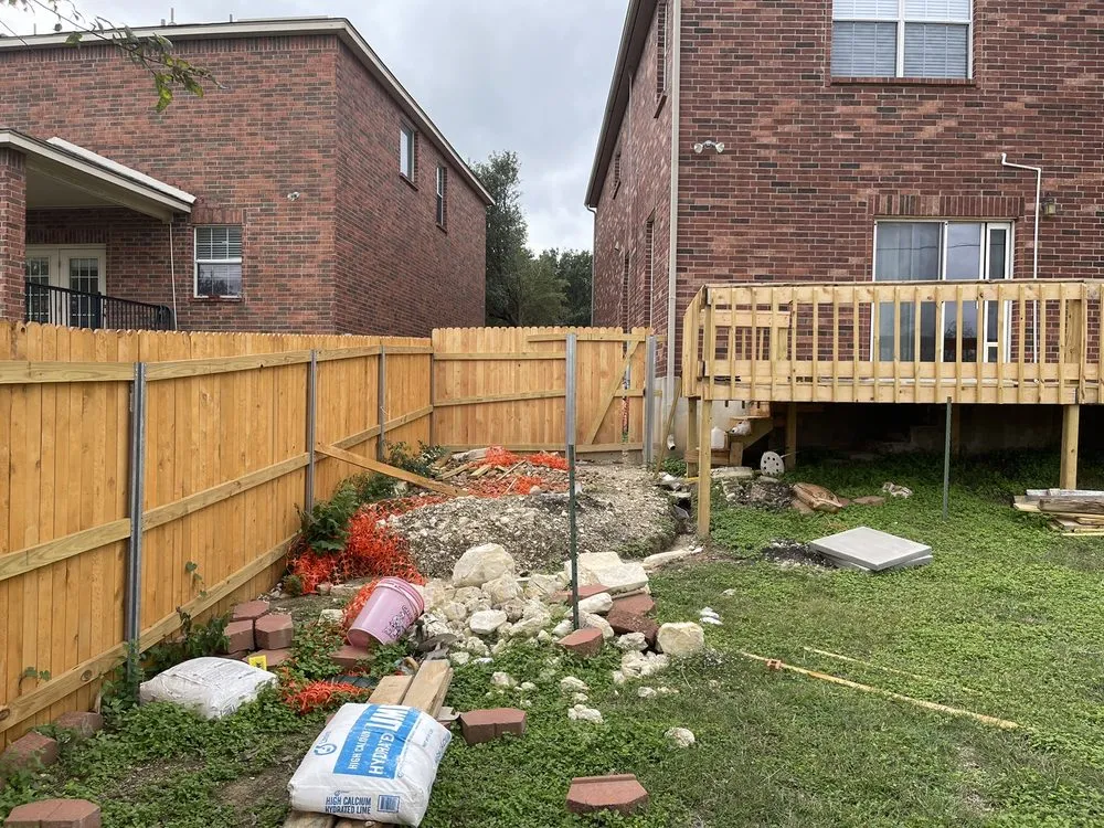 Professional yard cleanup service in San Antonio, TX by M & H Landscapes and Irrigation