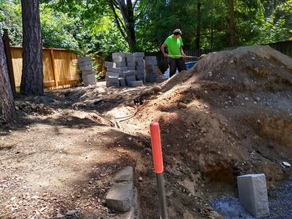 Local landscape installation in Kent, WA - M & J Landscaping