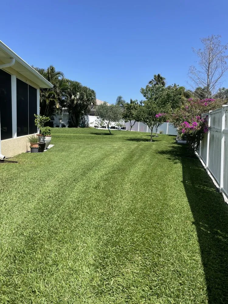 Expert garden landscaping in Palm Bay, FL by M & J Lawn Care Service