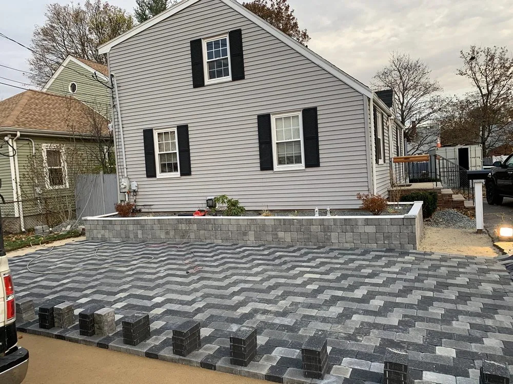 Professional garden landscaping for beautiful yards across Peabody, MA - M & J Seasoned Construction