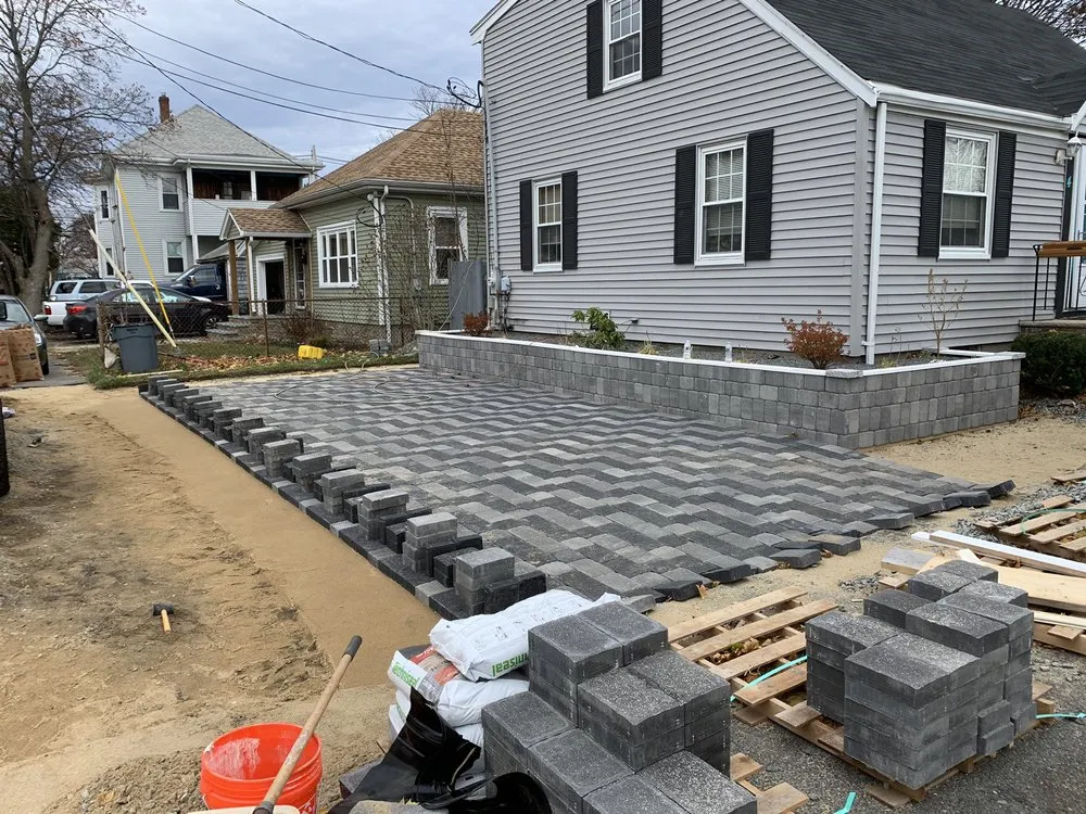 Trusted landscaping services in Peabody, MA by M & J Seasoned Construction