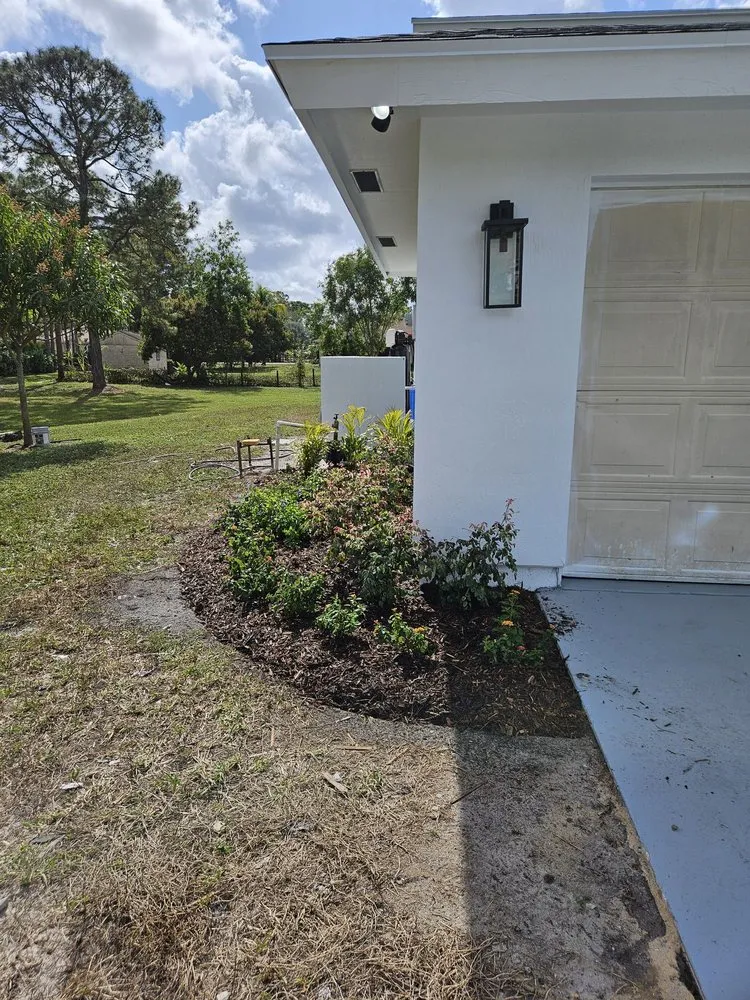 Professional garden landscaping in Westlake, FL - M & K Gardens Services