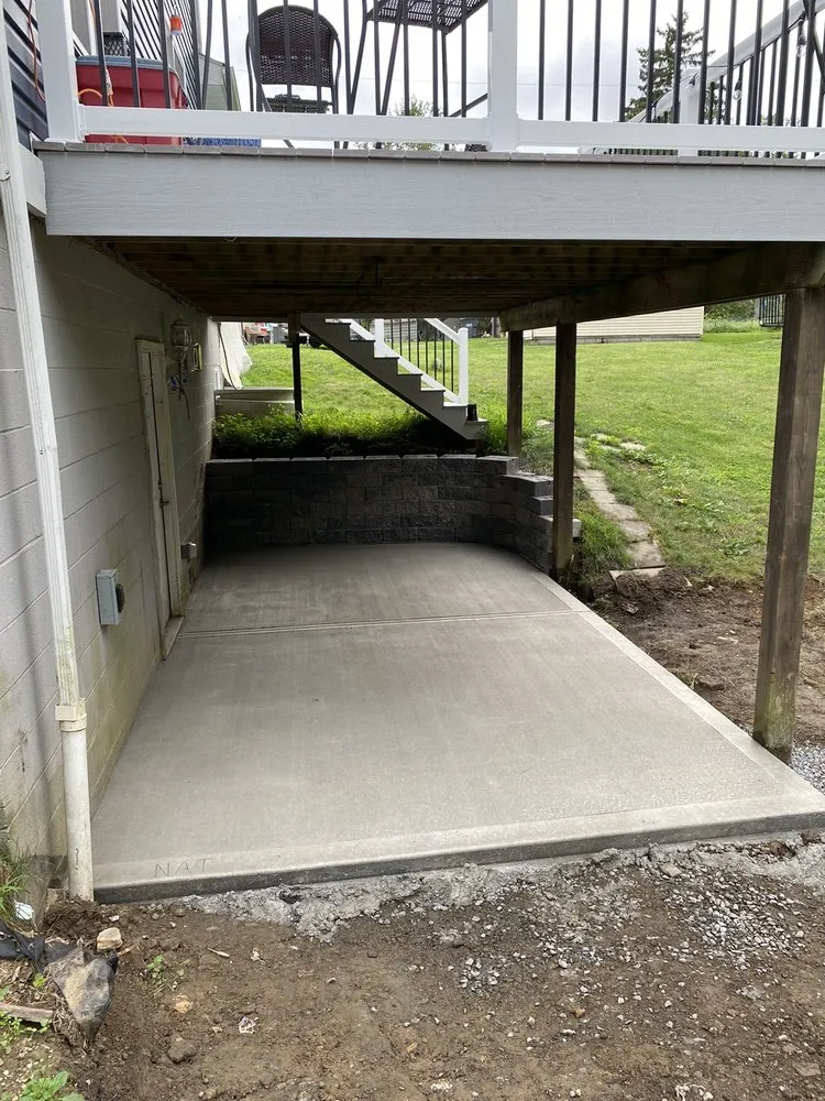 Expert landscape design in Connoquenessing, PA by M & M Concrete Designs