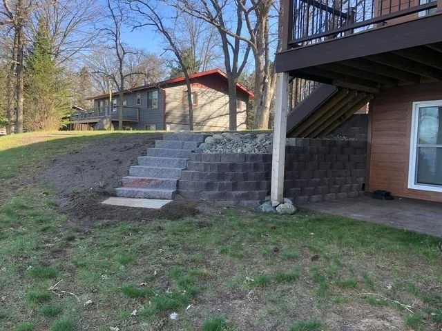 Professional outdoor landscaping for residential properties across Longville, MN - M & M Landscaping & Excavating