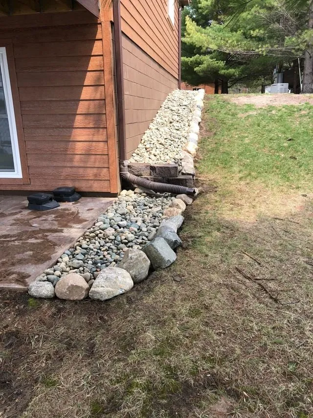 Affordable residential landscaping for beautiful yards in Longville, MN by M & M Landscaping & Excavating
