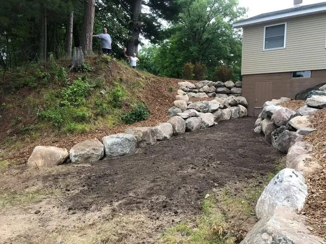 Expert landscape installation experts serving Longville, MN - M & M Landscaping & Excavating