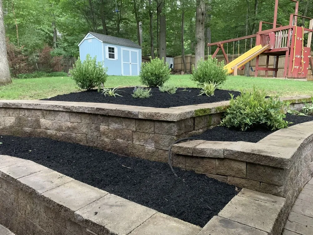 Affordable lawn mowing service with custom design in Morristown, NJ by M & M Landscaping