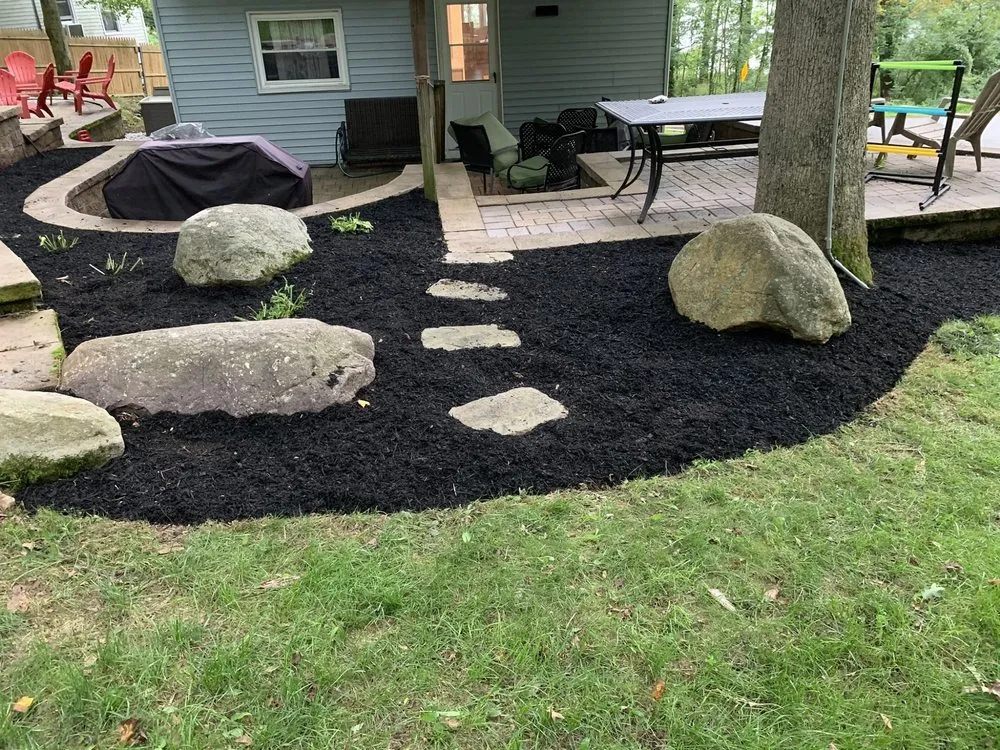 Custom outdoor landscaping for homes in Morristown, NJ by M & M Landscaping
