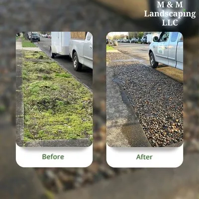 M & M Landscaping Logo