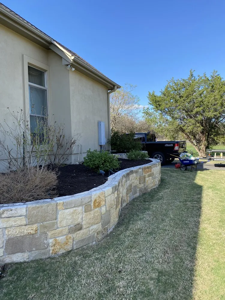 Custom landscaping services for residential properties in Leander, TX by M & M Landscaping Services
