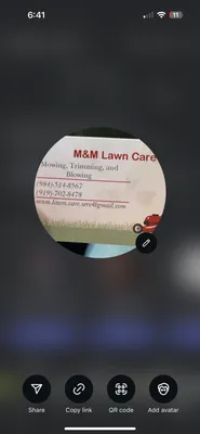 M & M Lawn Care Logo