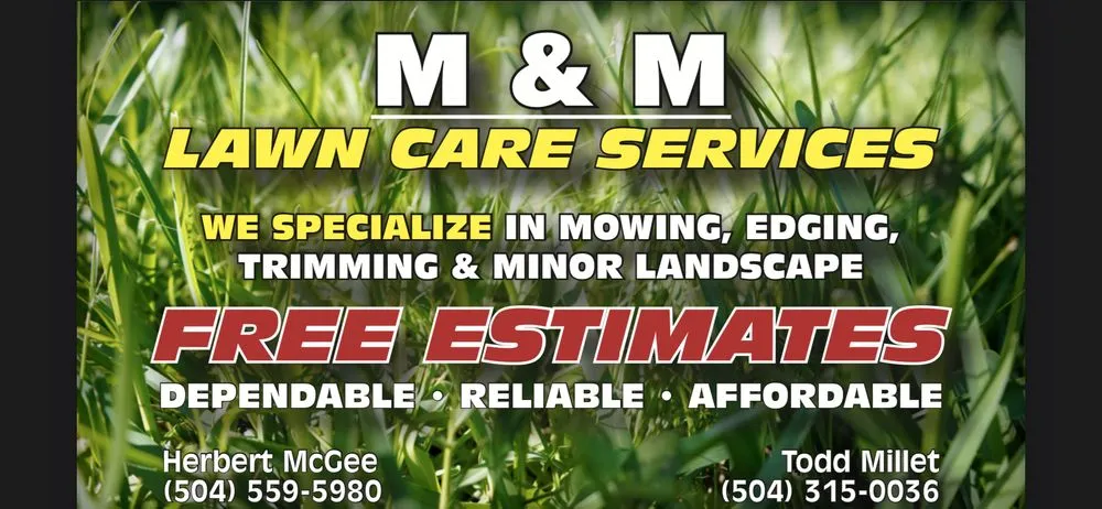 Affordable landscape design for year-round maintenance in Laplace, LA by M & M Lawn Care Services
