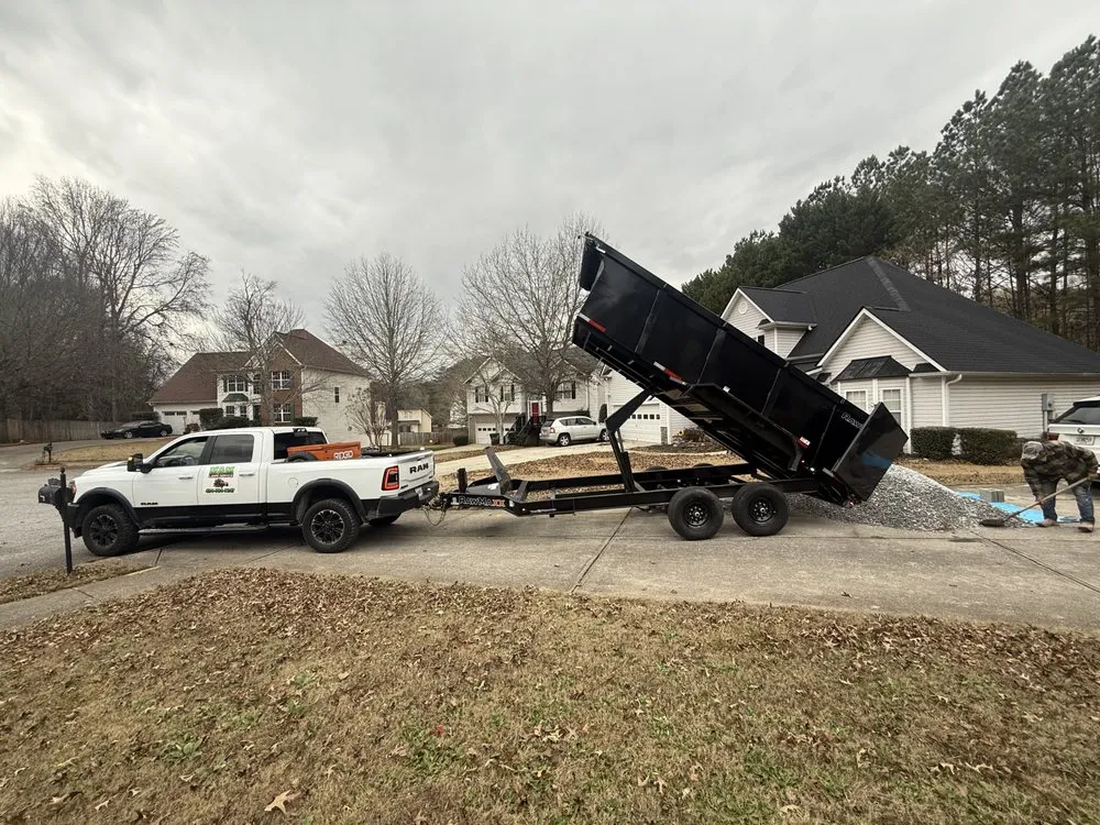 Custom landscape installation for beautiful yards across Riverdale, GA - M & M Lawn Service