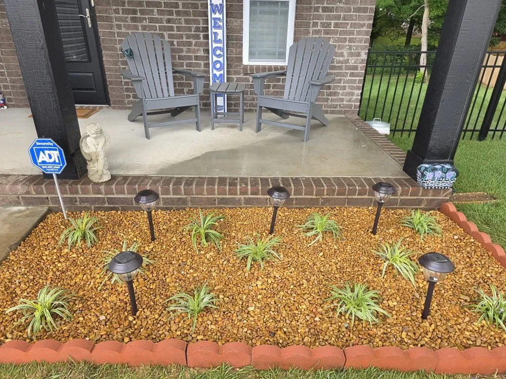 Custom landscape design in Beulah, KY by M & N Lawncare
