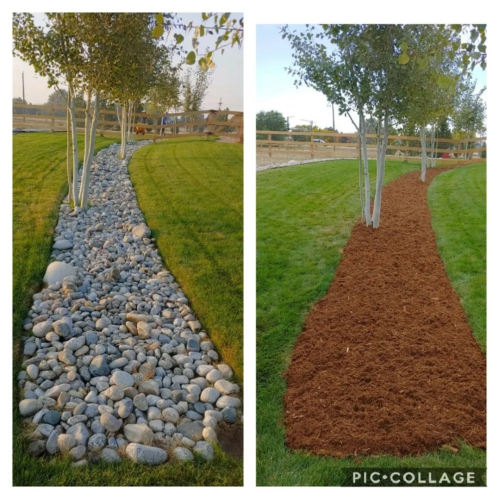 Affordable yard maintenance with custom design across Berthoud, CO - M & N Stump Grinding and Small Tree Services
