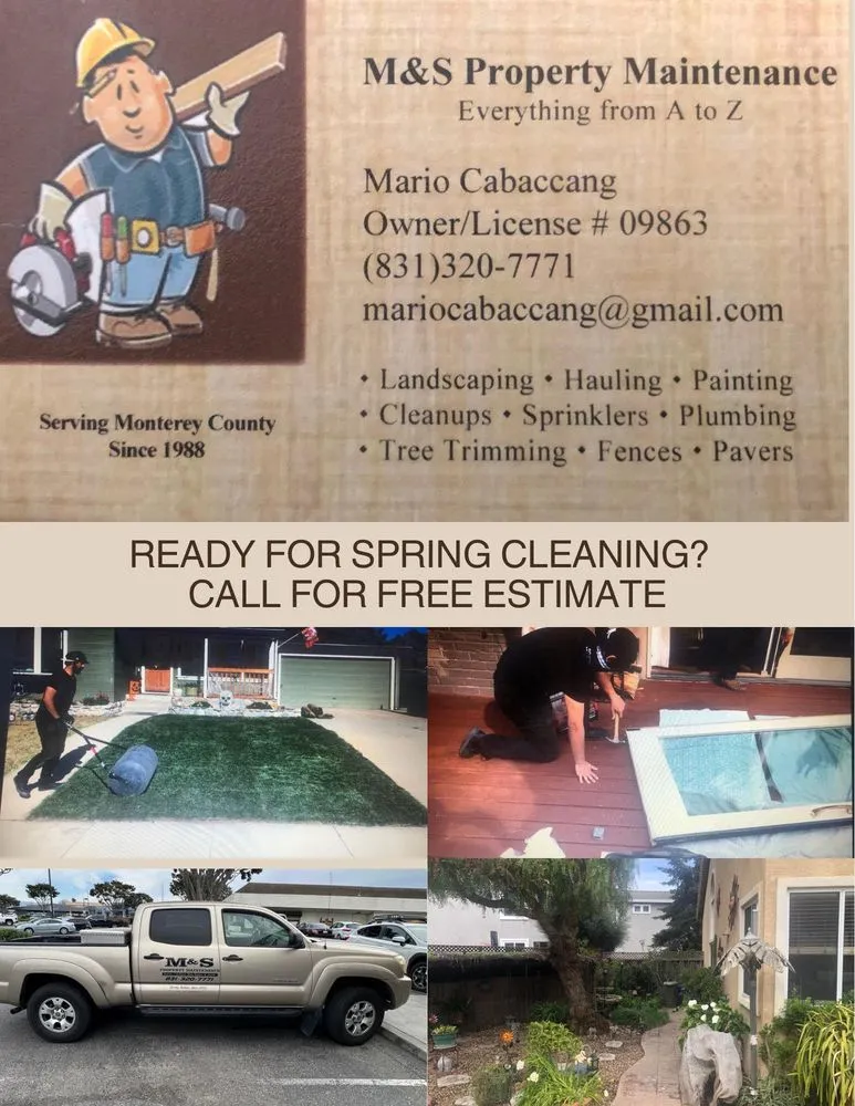 Professional landscaping services for beautiful yards across Salinas, CA - M & S Property Maintenance