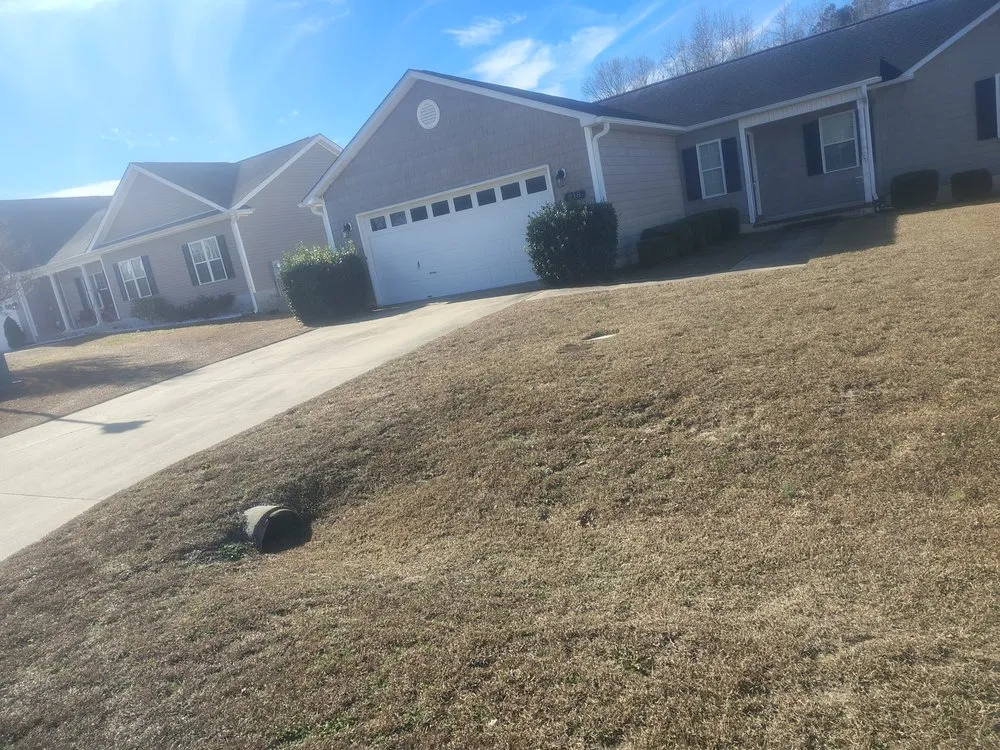Custom lawn mowing service for residential properties across Delco, NC - M & T LawnCare & Landscaping
