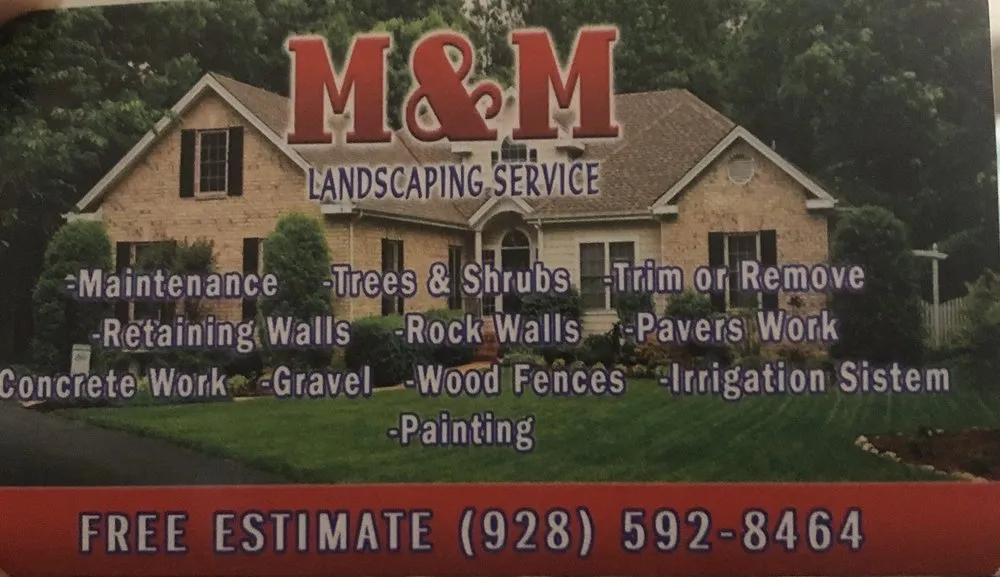 Trusted garden landscaping experts serving Sedona, AZ - M and M Landscaping Service