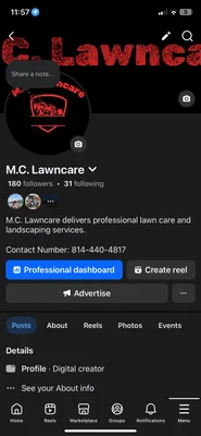 M C Lawncare Logo