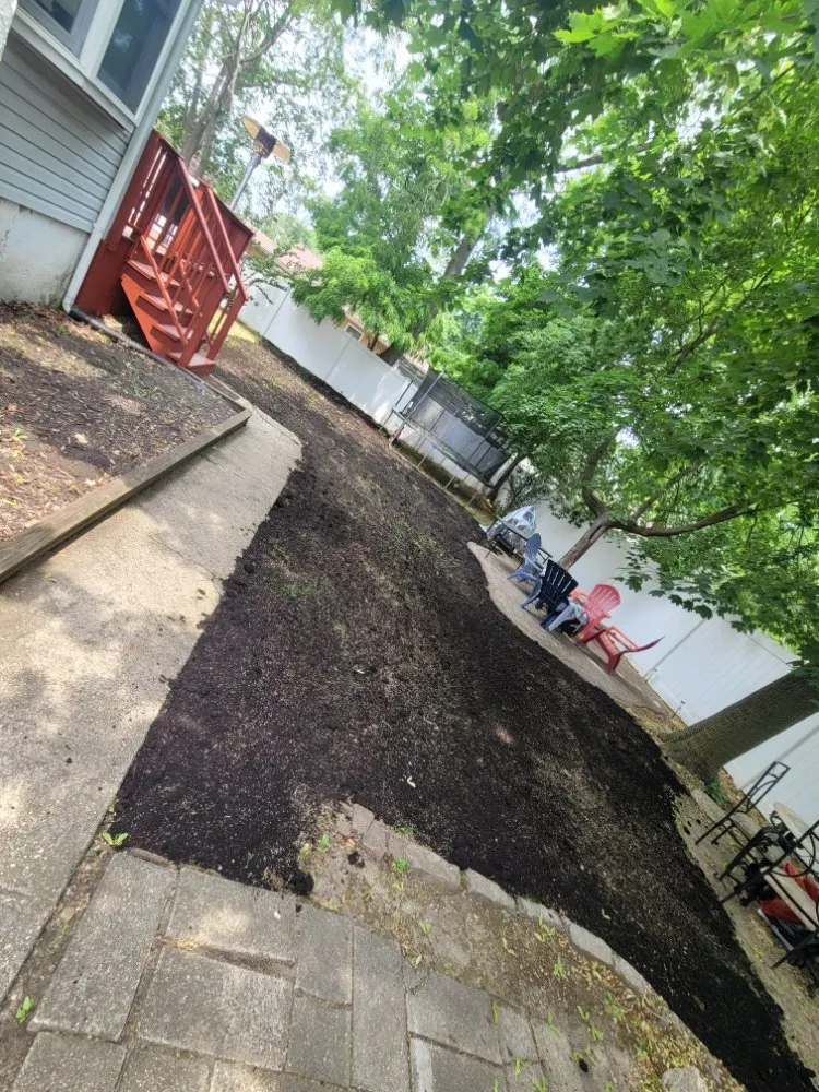 Custom outdoor landscaping in Wyandanch, NY by M Canales Landscaping