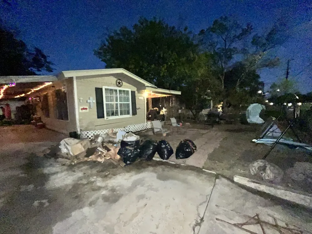 Professional landscape installation in San Antonio, TX by Mì Familia Landscaping