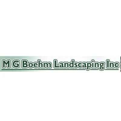 M G Boehm Landscaping Logo