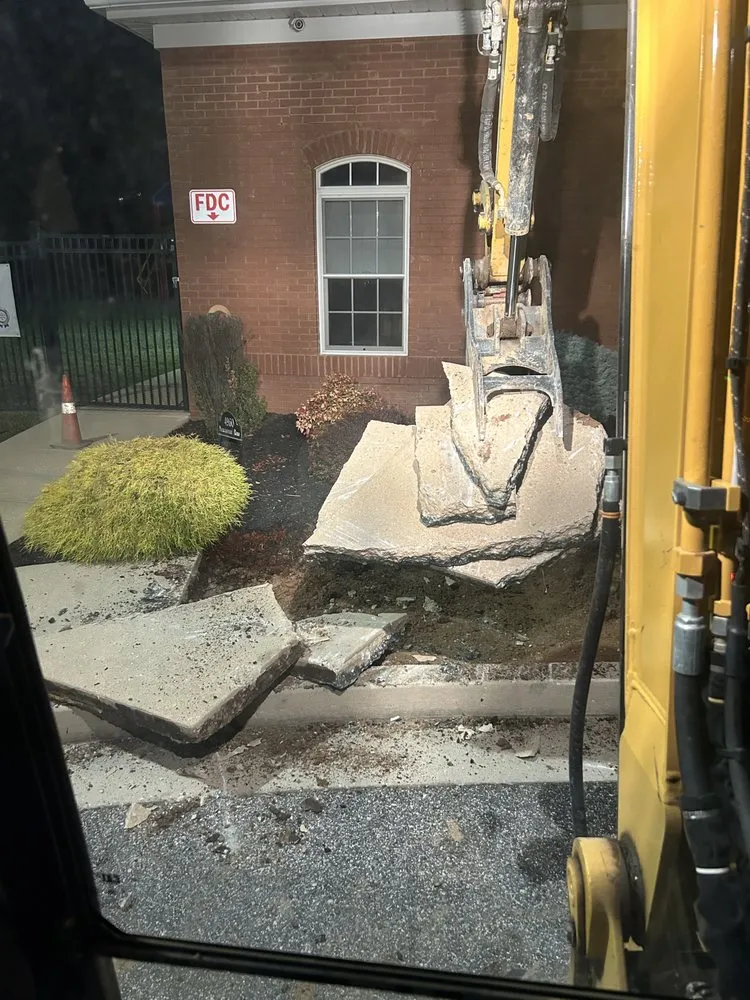 Local landscape installation with custom design in Bel Air, MD by M Hagis Site Development