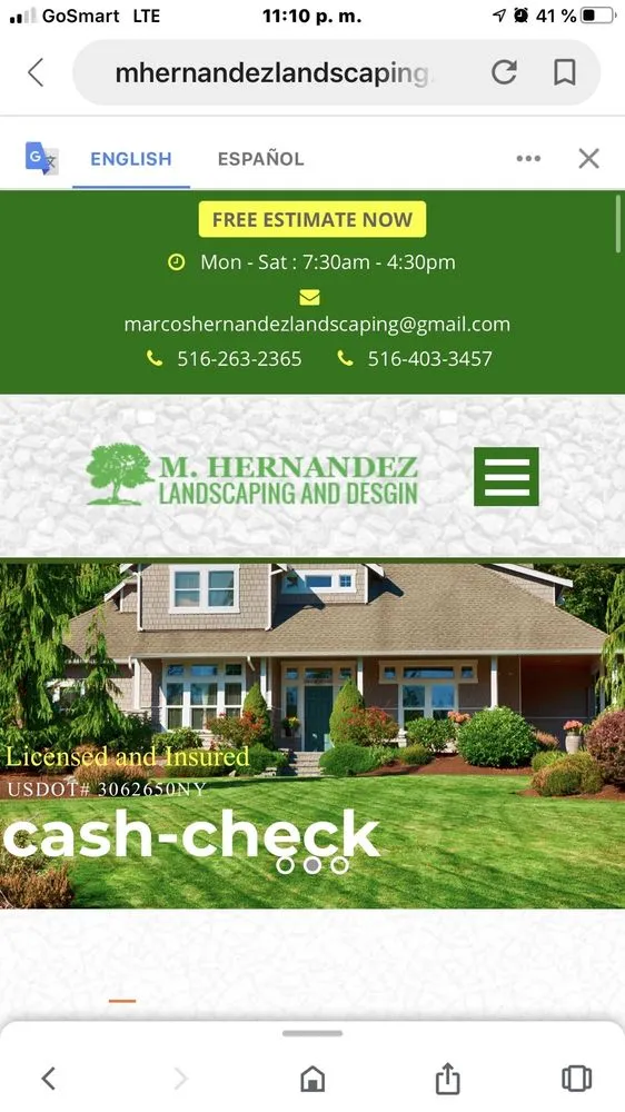 Reliable yard maintenance in Hempstead, NY by M Hernandez Landscaping and Design