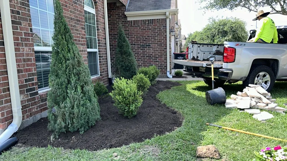 Professional landscape design in Katy, TX by M J Gardening