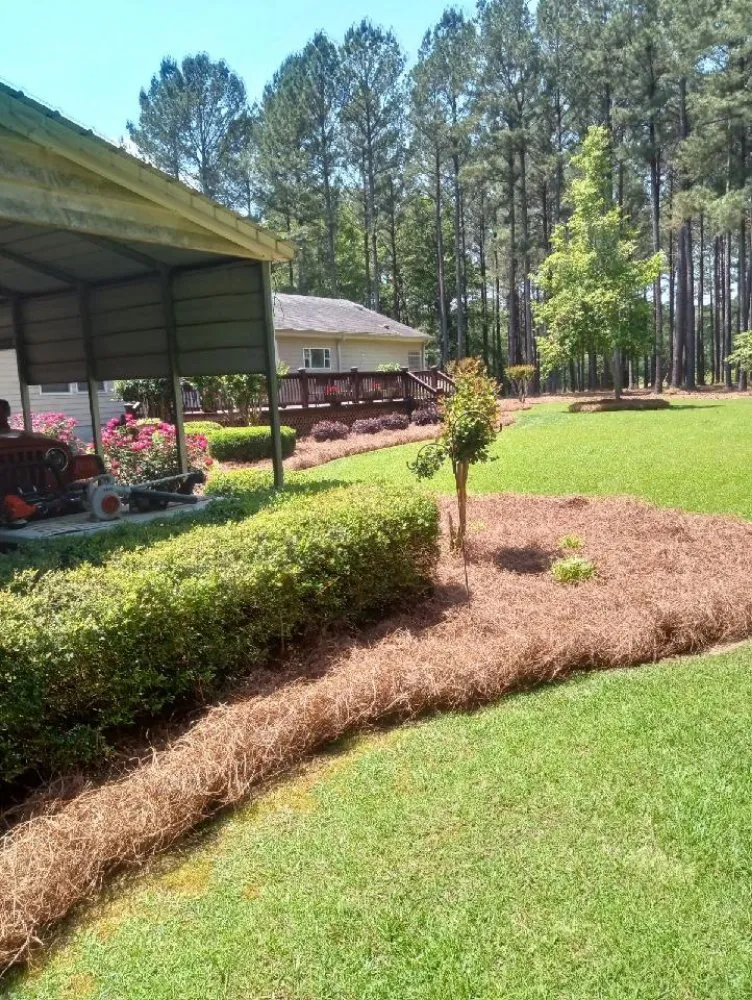 Custom outdoor landscaping for year-round maintenance across Sandersville, GA - M Johnson General Labor