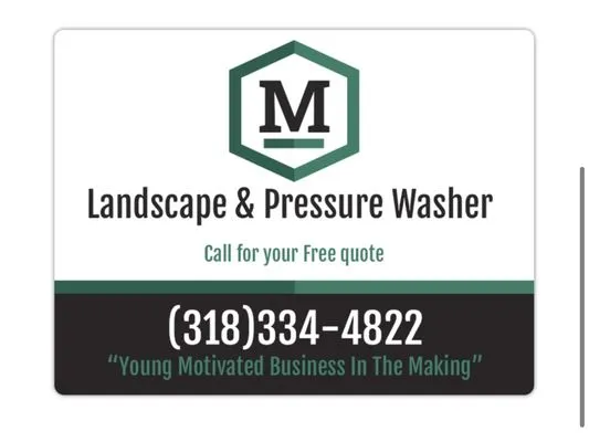 M Landscape & Pressure Washer