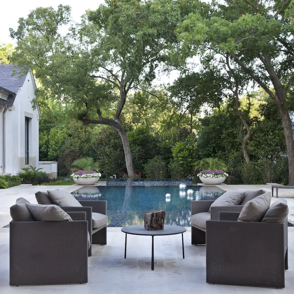 Expert lawn mowing service with custom design across Addison, TX - M. M. Moore Construction Company