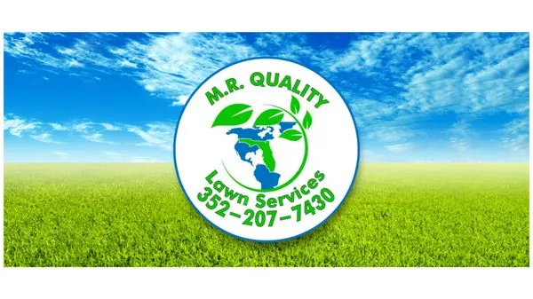 M R Quality Lawn Services Logo