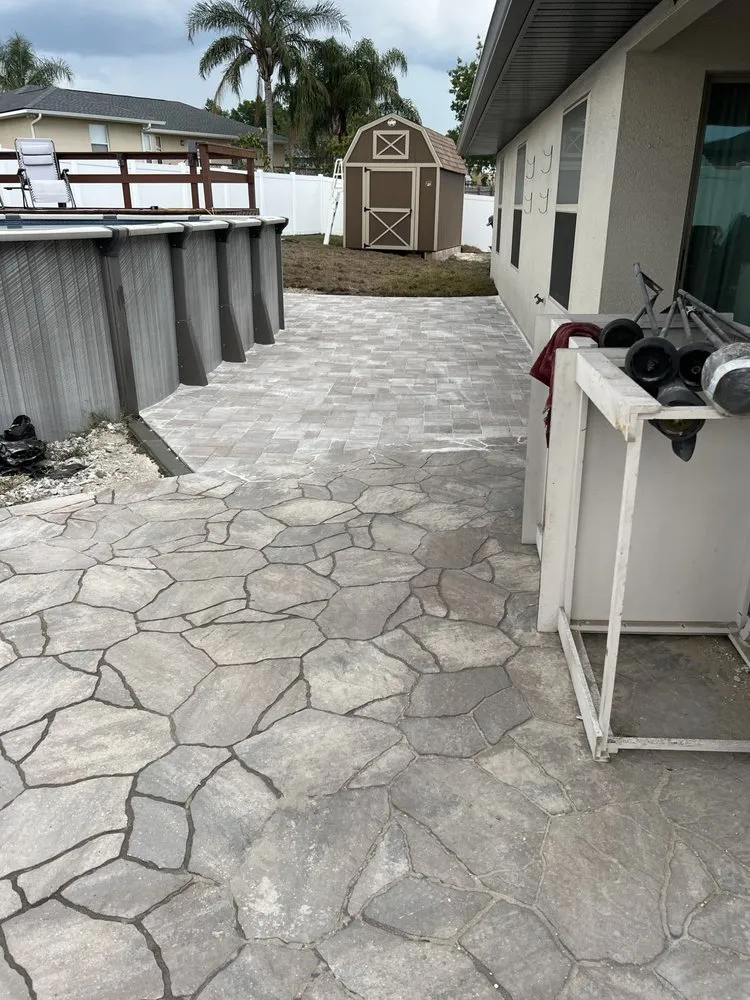 Local garden landscaping in The Villages, FL by M Solid Construction