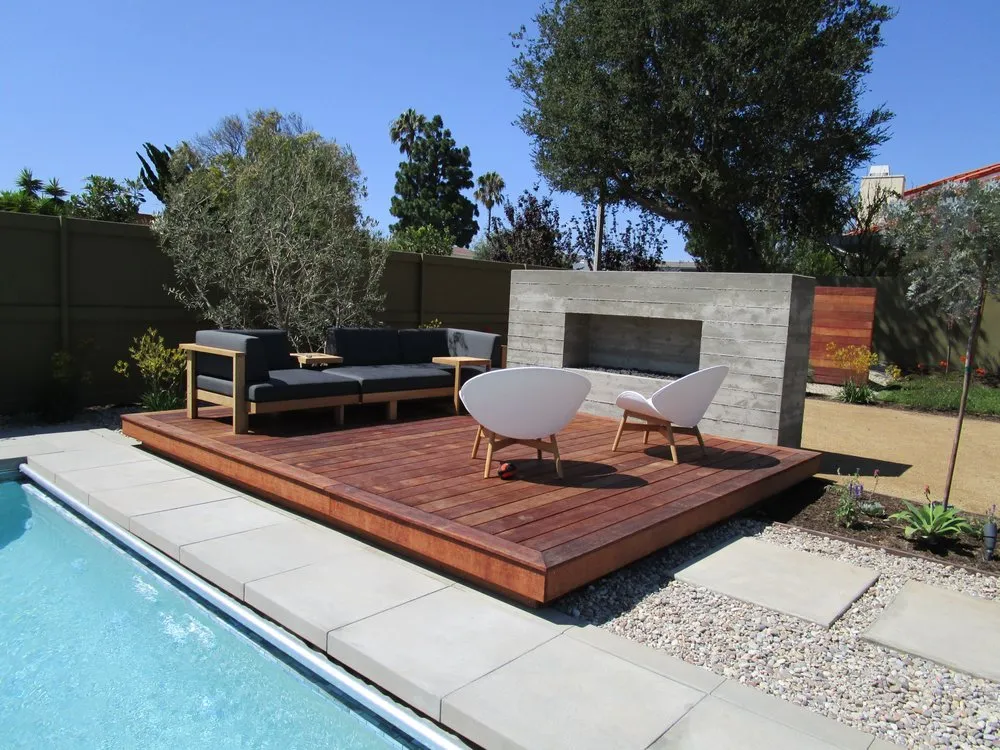 Local lawn mowing service for outdoor upgrades in Los Angeles, CA by M Squared Landscapes