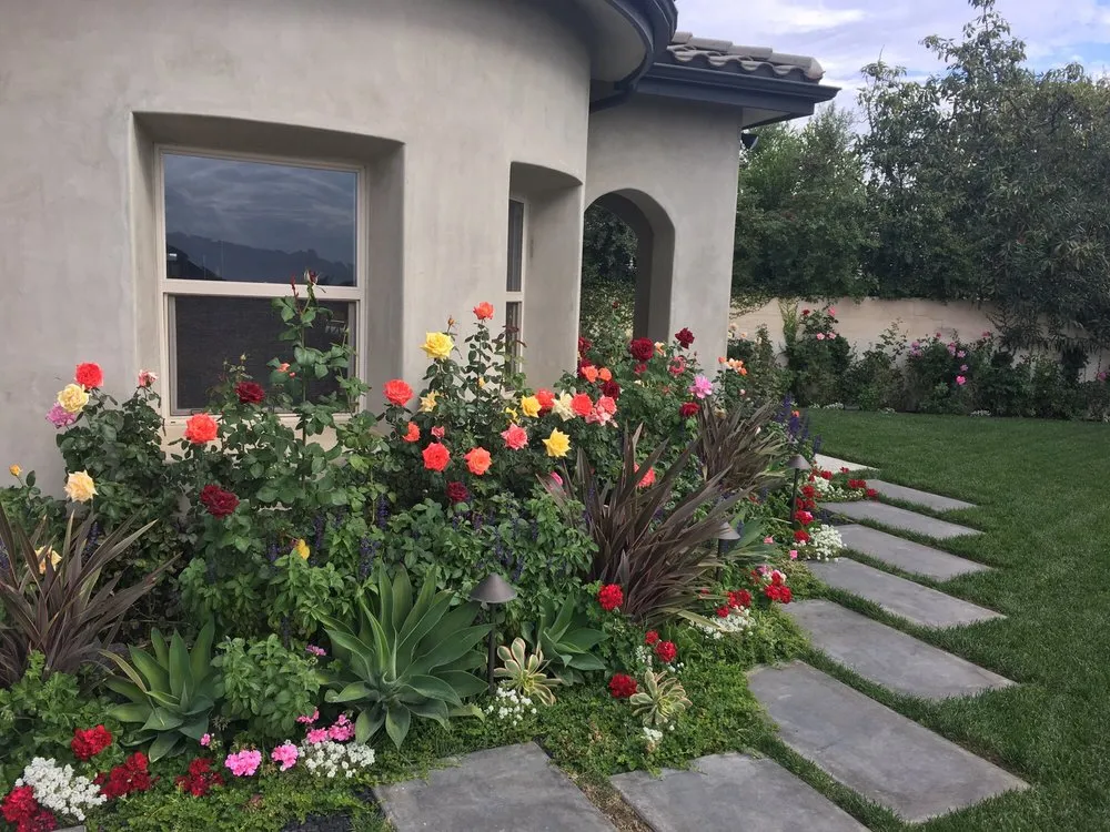 Trusted garden landscaping with custom design in Los Angeles, CA by M Squared Landscapes