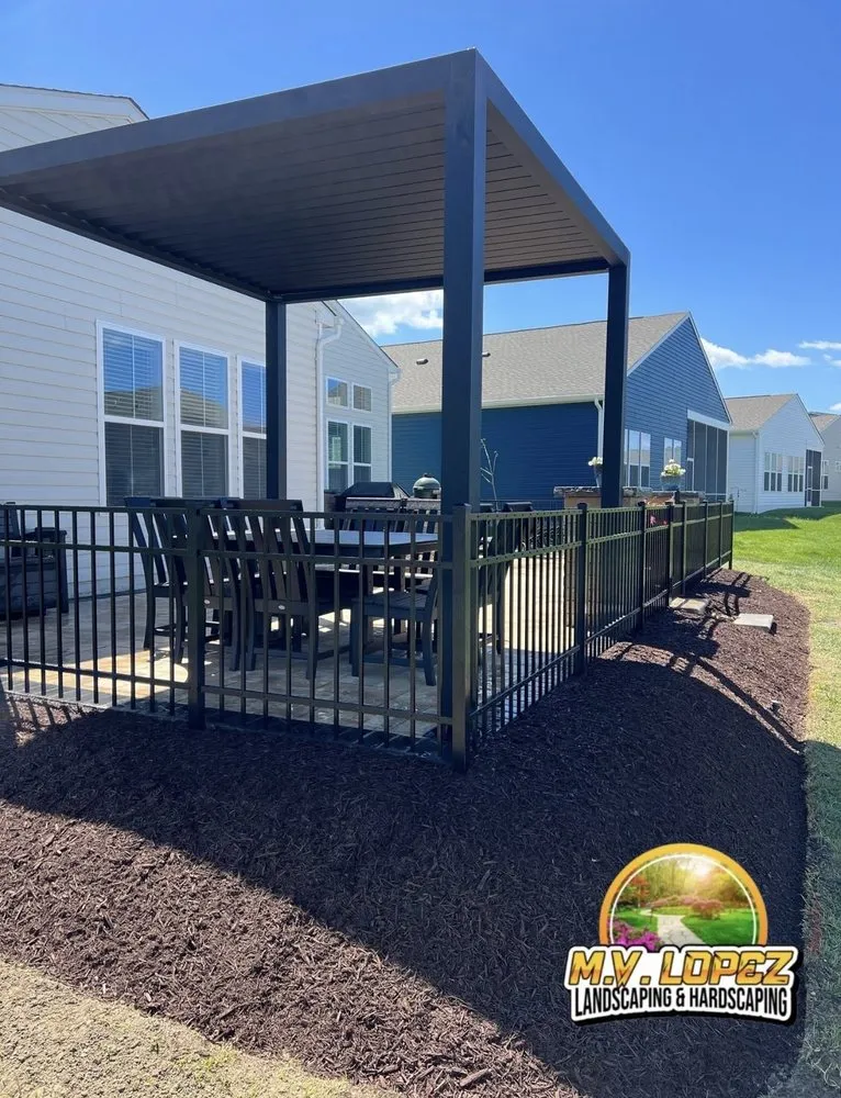Professional residential landscaping for year-round maintenance in Henderson, MD by M V Lopez Landscaping