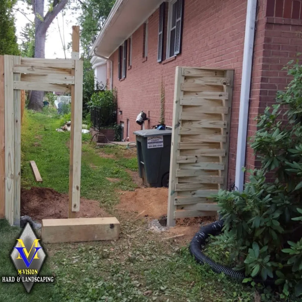 Custom yard cleanup service for year-round maintenance in Lanham, MD by M-Vision Hard And Landscaping