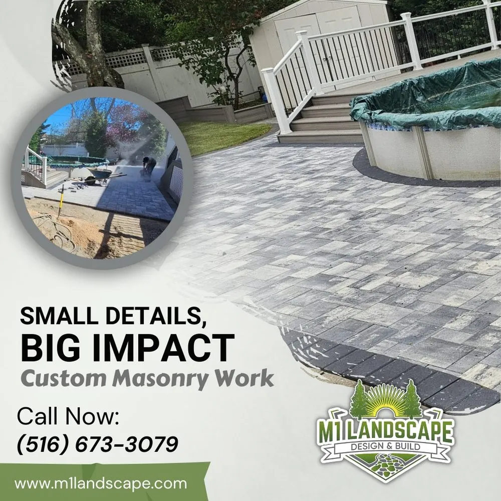 Expert landscaping services in Freeport, NY by M1 Landscape Design & Build