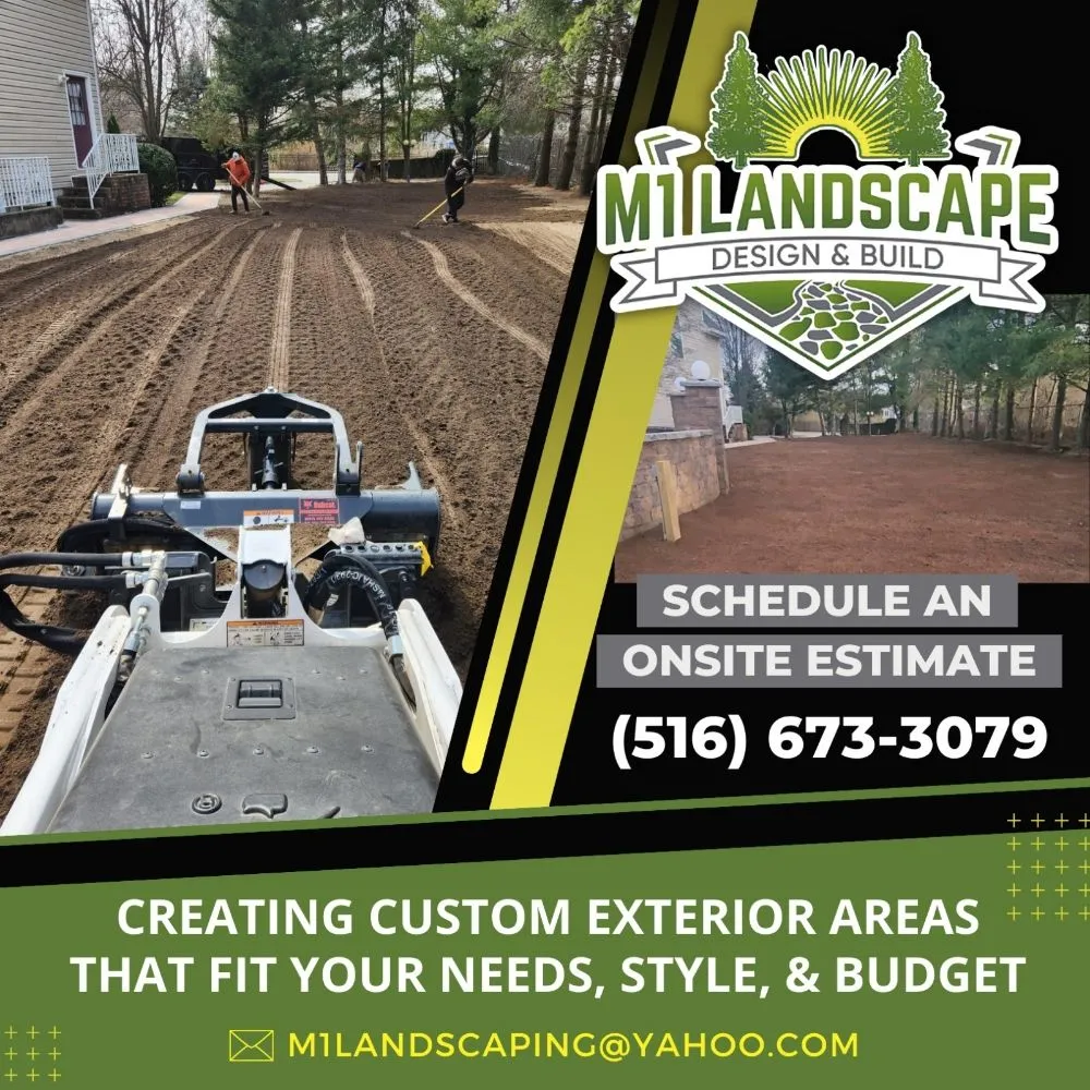 Top-rated outdoor landscaping for outdoor upgrades in Freeport, NY by M1 Landscape Design & Build