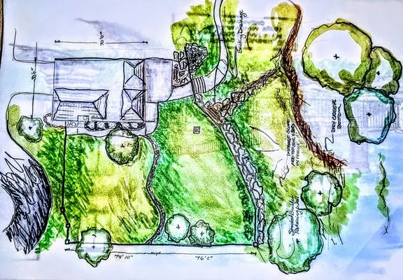 M2 Landscape and Design Logo