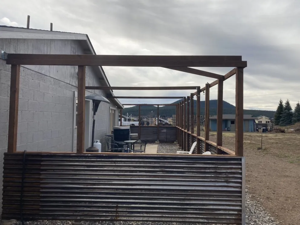 Custom lawn mowing service with custom design in Flagstaff, AZ by M3 Scape Creations