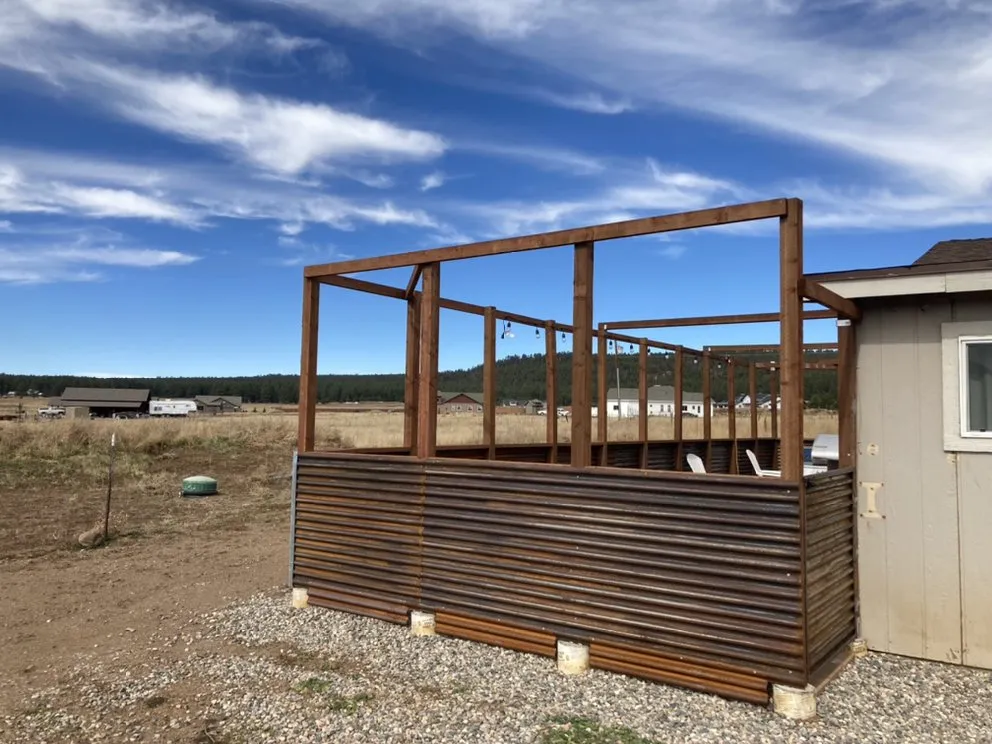 Custom residential landscaping in Flagstaff, AZ by M3 Scape Creations