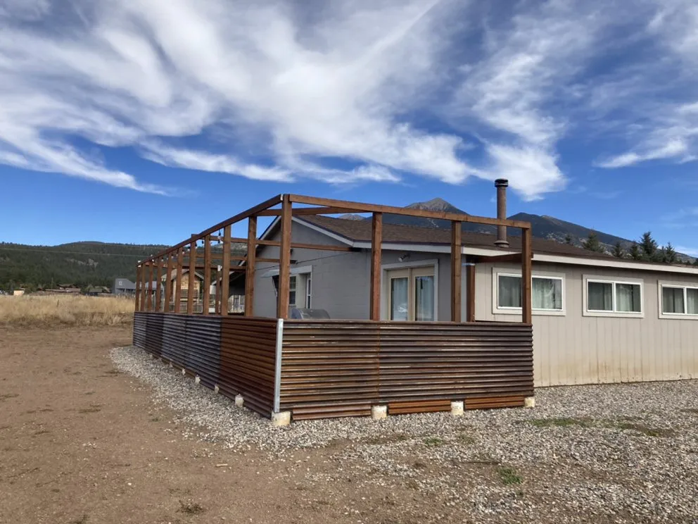 Professional yard cleanup service with custom design across Flagstaff, AZ - M3 Scape Creations