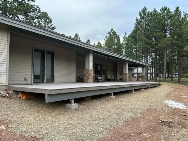 Affordable outdoor landscaping with custom design in Flagstaff, AZ by M3 Scape Creations